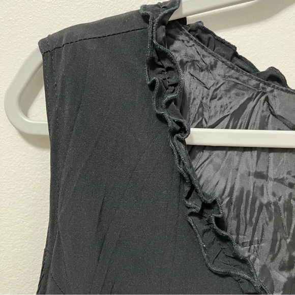 *GOTHIC LACE UP FRONT AND BACK MAXI DRESS BY CLAIRE FRANCE - Picture 5 of 17